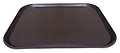 ROAL пластиковый (400х300х20 мм) с антискользящей поверхностью, темно-коричневый