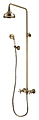 LEMARK Vintage LM2860B с верхней душевой лейкой "Тропический дождь", бронза