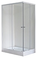 Royal Bath RB 8120HP-T-L 120х80х200 см, прозрачное, белый профиль, левый