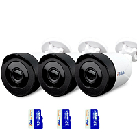 Комплект видеонаблюдения WIFI Ps-Link KIT-XMG503-WIFI   5Мп   3 камеры