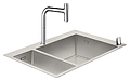 Hansgrohe C71-F655-09 43206000 со смесителем, хром