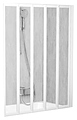 Ravak VS5 113,5х133 см, складная, Rain, профиль белый