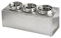 ПищТех 38х15х13 см 3 емкости (нерж. сталь)