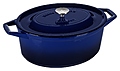 Swiss Diamond PC1329CB (29 см) чугунная овальная синяя