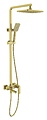 TIMO Torne SX-4320/17 с верхней душевой лейкой "Тропический дождь", золотая матовая