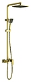 TIMO Selene SX-1030/17 с верхней душевой лейкой "Тропический дождь", золото матовое