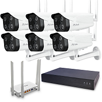 Комплект видеонаблюдения WIFI Ps-Link KIT-XME306RD-WIFI   3Мп   6 камер