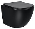 Vincea Globo VT1-14SMB с ультратонким сиденьем soft-close, черный матовый
