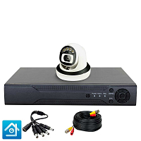 Комплект видеонаблюдения AHD 8Мп Ps-Link KIT-A801HDC   1 камер   FullColor
