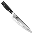 YAXELL Run Santoku Gyuto YA36000G с углублениями на лезвии