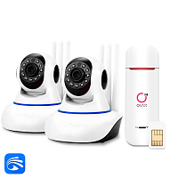 Комплект видеонаблюдения 4G Ps-Link KIT-G90C2-4G 2Мп 2 камеры Комплект видеонаблюдения 4G Ps-Link KIT-G90C2-4G 2Мп 2 камеры