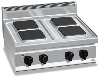 Плита электрическая BERTO`S E7PQ4B Плита электрическая BERTO`S E7PQ4B