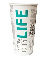 Стакан бумажный для горячих напитков Big City Life 500мл