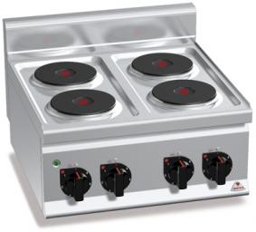 Плита электрическая BERTO`S E6P4B Плита электрическая BERTO`S E6P4B