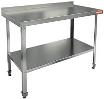 НСО-8/6БП ЭЦ стол произ. пристен. с полкой (оцин.угол.), HICOLD RUS