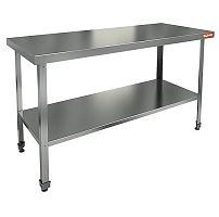 НСО-14/7П ЭЦ стол произ. с полкой (оцин.угол.), HICOLD RUS