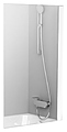 Ravak PVS1 80 см, неподвижная, Transparent, профиль белый Ravak PVS1 80 см, неподвижная, Transparent, профиль белый