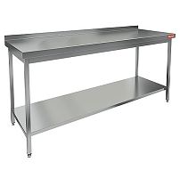 НСО-20/7БП-1 стол произв. пристен. с полкой (столешница 1мм), HICOLD RUS