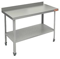 НСО-13/6БП ЭЦ стол произ. пристенн. с полкой (оцин.угол.), HICOLD RUS