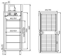 Шкаф морозильный Полюс F1400