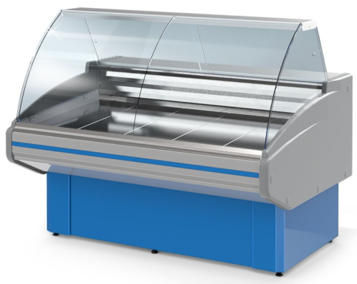 Витрина среднетемпературная Гольфстрим Двина CS 180 ВС голуб. Витрина среднетемпературная Гольфстрим Двина CS 180 ВС голуб.