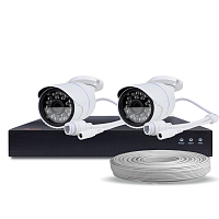 Комплект видеонаблюдения IP Ps-Link KIT-C502IP-POE 5Мп 2 камеры питание POE Комплект видеонаблюдения IP Ps-Link KIT-C502IP-POE 5Мп 2 камеры питание POE