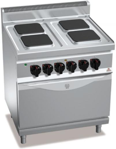 Плита электрическая BERTO`S E7PQ4+FE Плита электрическая BERTO`S E7PQ4+FE