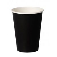 Стакан бумажный для горячих напитков BLACK 300мл