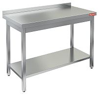 НСО-13/6БП стол произ. с полкой,  пристенн., HICOLD RUS