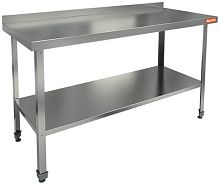 НСО-15/7БП ЭН стол произ.пристен. с полкой, HICOLD RUS