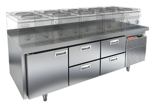 Стол холодильный HiCold GN 122/TN LT Стол холодильный HiCold GN 122/TN LT