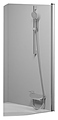 Ravak Rosa CVSK1 140/150, распашная, Transparent, профиль блестящий, правая Ravak Rosa CVSK1 140/150, распашная, Transparent, профиль блестящий, правая