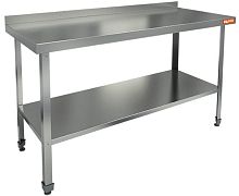 НСО-14/6БП ЭЦ стол-произв., пристен. с полкой (оцин. угол), HICOLD RUS