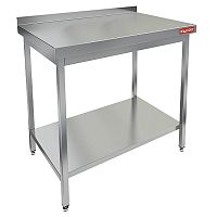 НСО-9/6БП-1 стол произв. пристен. с полкой (столешница 1мм), HICOLD RUS