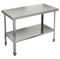 НСО-15/7П ЭЦ стол произ. с полкой (оцин.угол.), HICOLD RUS