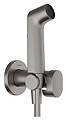 Hansgrohe HG Bidette 1jet S 29232340 шлифованный черный хром Hansgrohe HG Bidette 1jet S 29232340 шлифованный черный хром