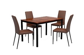 Стол "Итан" + стулья "Марио" Стол "Итан" + стулья "Марио"