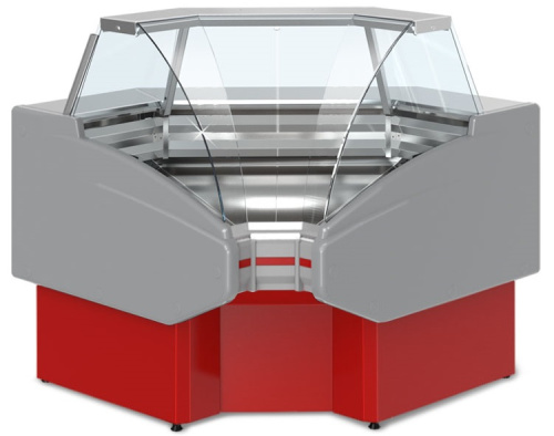 Витрина среднетемпературная Гольфстрим Двина CS УВ90 ВС красн. Витрина среднетемпературная Гольфстрим Двина CS УВ90 ВС красн.
