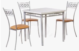 Стол "Алькор 1" + стулья "Греция" Стол "Алькор 1" + стулья "Греция"