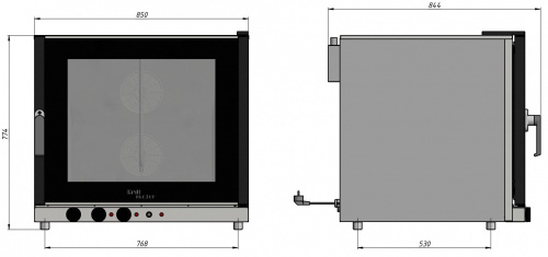 Печь конвекционная Гриль-мастер ФЖШ/3 фото 2 Печь конвекционная Гриль-мастер ФЖШ/3 фото 2