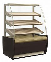 Витрина хлебная Полюс K70 N 1,3-2 Bread 0012-0109 (без стекла) (Хлебная 1,3 Сarboma)
