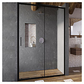 Ravak Blix Slim BLSDP2 X0PMD0300Z1 110х195 см, раздвижная в нишу, Transparent, профиль чёрный Ravak Blix Slim BLSDP2 X0PMD0300Z1 110х195 см, раздвижная в нишу, Transparent, профиль чёрный