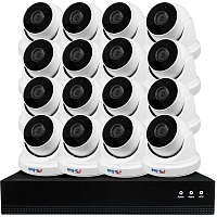 Комплект видеонаблюдения IP Ps-Link KIT-A816IP-POE 8Мп 16 камер питание POE Комплект видеонаблюдения IP Ps-Link KIT-A816IP-POE 8Мп 16 камер питание POE