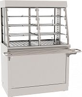 Прилавок-витрина тепловой Abat ПВТ-70Х, 1120 мм