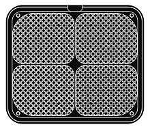 Форма для тарталетницы Pavoni Piastra L