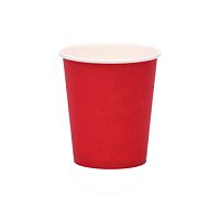 Стакан бумажный для горячих напитков RED 100мл