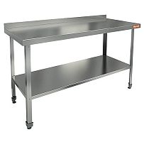 НСО-14/7БП ЭЦ стол произ. пристен. с полкой (оцин.угол.), HICOLD RUS