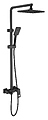 TIMO Briana SX-7130/03 с верх. душ. лейкой "Тропический дождь", черная матовая TIMO Briana SX-7130/03 с верх. душ. лейкой "Тропический дождь", черная матовая