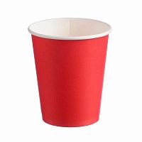 Стакан бумажный для горячих напитков RED 250мл