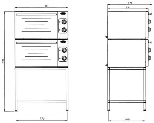 Шкаф жарочный Гриль-мастер шжэ/2 фото 2 Шкаф жарочный Гриль-мастер шжэ/2 фото 2